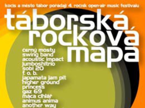 Táborská rocková mapa 2004