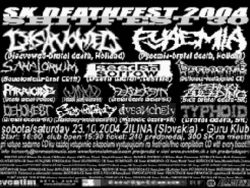 Slovak Deathfest, 23.10.2004, Žilina (Guru klub). - info