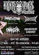 Třetí pokračování pravidelně nepravidelný grind party v Chebu pod značkou Eger Pigs.
Dobrou náladu podpoří :
ABHORRENT CABARET:
Pohrobci Pisstolero a DEOAG s sebou přivezou svojí novou připravovanou desku a porci nekompromisního goregrindu.
https://m.facebook.com/AbhorrentC/
https://youtu.be/HJHr7SPCee4
https://abhorrentcabaret.bandcamp.com/
INSISTENT:
Pořád ještě nová, ale již mnoha koncerty a festivaly ostřílená naděje český scény. Kapela též protkaná ex členy DEOAG nabídne skvělej hutnej grindcore ve stylu Nasum či Napalm Death.
https://m.facebook.com/insistentgrind/
https://youtu.be/DXJxQcNtQ6o
https://insistent.bandcamp.com/releases
PERFECITIZEN:
Ultratechnická a težko žánrově zařaditelná záležitost. Tohle prostě musíš vidět!
Fanoušci starých dobrých Alienation Mental by měli zbystřit.
https://m.facebook.com/perfecitizen/
http://www.perfecitizen.com/
ONANIZER:
Stálice domácí scény po dlouhé pauze opět v Chebu. S novou posilou za bicími je jich hudba ještě intenzivnější a agresivnější.
https://onanizer.bandcamp.com/
https://youtu.be/grPstKaHrwA
https://m.facebook.com/Onanizer-241448825013/
Další info v čas upřesníme.