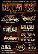 ROTTEN FEST-23.10.21 Sklub Olomouc,od:18.00-02:00
SICK SINUS SYNDROME,PROLAPSED,ZODIAC,BELLY ERROR,REFORE,DUSTBORN,CARNAL DIAFRAGMA,INNERSPHERE,FROM BEYOND.