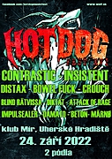 Jeden den - 2 podia - 12 kapel CONTRASTIC, DISTAX, INSISTENT, BETON, ATTACK OF RAGE, IMPULSEALER, DAMATO, BLIND RÄTTVISA, BOWEL FUCK, DIKTÄT, CROUCH, MÄRNO