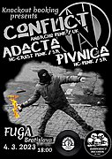 Conflict (uk) https://www.facebook.com/CONFLICTPunk
Adacta (sk) https://www.facebook.com/adactaband
Pivnica (sk) https://www.facebook.com/pivnica.sk