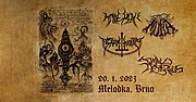 pátek 20. ledna 2023
Melodka, Brno

MALLEPHYR (black death metal)
https://satanath.bandcamp.com/album/sat209-mallephyr-womb-of-worms-2018 

MŮRA (death doom metal)
https://muradoom.bandcamp.com/album/doom-invocations-and-narcotic-rituals

SATOR MARTE (black metal)
https://satormarte-map.bandcamp.com/album/engulfed-by-firestorm 

SOMNUS AETERNUS (doom metal)
https://somnusaeternus.bandcamp.com/album/exulansis 


Mallephyr
Z Mallephyr se za necelých deset let působení poměrně rychle stala jedna z nejlepších kapel na české black/death scéně, za jejímž úspěchem stojí jak skvělé nahrávky, tak výborné koncerty. Není tedy překvapivé, že se už dvakrát ukázali na Brutal Assaultu a hráli i s kapelami jako Dark Funeral, Krisiun, Mgła, Revenge či Sadistic Intent. Obě jejich řadovky rovněž získaly skvělé ohlasy, a jak na debudu Assailing the Holy, tak hlavně na druhé desce Womb of Worms skvěle kloubí to nejlepší z black a death metalu spolu s perfektními hudebními výkony. Co jiného taky očekávat od hudebníků aktivních v hromadě dalších kapel jako Cult of Fire, Somniate, Brutally Deceased nebo Plague Porter? Například materiál z nové, již nahrané desky, kterou částečně představili třeba na pražském koncertu s White Ward a Infernem, kde všechny přítomné zadupali do země a pro mnohé byli nejlepší kapelou večera. Hail Death!
https://satanath.bandcamp.com/album/sat209-mallephyr-womb-of-worms-2018 

Můra
Můra se představila loni svým dvacetiminutovým EP Doom Invocations and Narcotic Rituals, o jehož vydání se postaral americký label Caligari Records. Temný death doom metal této pražské bandy mezi další kapely tohoto UG vydavatele skvěle zapadl, nahrávka začala okamžitě sbírat nadšené ohlasy a rychle se vyprodala. Dokonce i známý webzine CVLT Nation označil Doom Invocations and Narcotic Rituals jako pátou nejlepší death doom nahrávku loňského roku. Ani jinde ale chválou a přirovnáním ke kapelám jako Encoffination, Grave Upheaval nebo Temple Nightside nešetří. A přestože Můra hrála v ČR zatím jen pětkrát, má už za sebou koncerty na Brutal Assaultu, elitním deathmetalovém festivalu Tones of Decay nebo také uhrančivé vystoupení v Soulkostele během letošního Soulbönding Tripu. Kapela v současné době dokončuje materiál na svou řadovou desku, takže je jasné, že v lednu kromě loňských songů zazní i nová zhouba. Doom, Death, Decay!
https://muradoom.bandcamp.com/album/doom-invocations-and-narcotic-rituals

Sator Marte
Komando Sator Marte už téměř dvacet let obohacuje moravskou blackmetalovou scénu o smrt a bolest. Tato armáda zkázy má na kontě už tři řadová alba, plus několik EP a splitů, na kterých již několikrát dokázala, že patří mezi nejzběsilejší kapely, co kdy v ČR vznikly. Na svých deskách navíc postupně rozvíjí svou tvář a představuje black metal v trochu odlišné podobě. Debut Termonukleární evoluce byl čistě nenávistný válečný metal, následující Za zdmi zase propracovanější a výrazně atmosféričtější black, a poslední Engulfed by Firestorm pracuje s deathmetalovou intenzitou. Na všech nahrávkách jsou však Sator Marte dostatečně ortodoxní, s vlastní tváří a věrni řemeslu války. A byť to do brněnské Melodky nemají daleko, vzhledem k tomu, že naživo hrají jen zřídka, lze tento koncert považovat za výjimečnou nefestivalovou událost, kde rovněž dojde i na novější materiál. Moravian War Black Metal Machine!
https://satormarte-map.bandcamp.com/album/engulfed-by-firestorm 

Somnus Aeternus
Brněnští Somnus Aeternus jsou jednou z věčně hibernujících kapel. Co jiného taky čekat od doomařů? Zároveň lze ale s jistotou říct, že i přes jejich přerušovanou aktivitu se zvládli nesmazatelně zapsat do paměti českých fanoušků doom metalu. Za patnáct let od svého vzniku nahráli dvě alba, z nichž především na druhém Exulansis vydaném u Epidemie Records potvrdili, že pomalé zádumčivé hudbě rozumí a zároveň ji dovedou zajímavě obohatit. Nejen že se z vyloženě pohřebních temp umí přirozeně prokopat až k smrtelné dravosti, ke svému žánru také přistupují dost progresivně a pestře, tudíž nepřeslechnete, že se nejedná o ledajakou doom či death doom smečku. V lednu se Somnus Aeternus proberou z mrtvých a po více než čtyřech letech od přerušení činnosti opět stanou na koncertním pódiu, více než šest let od vydání Exulansis a s materiálem z roky připravované nové desky. 
https://somnusaeternus.bandcamp.com/album/exulansis 