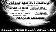 První ročník pražského beatového festivalu. Přes den - venku Vás pohladí libé underground/beat/folk kapely. A večer se dorazíme uvnitř za zvuků těch nejlepších stoner/alternative/grind kapel. Tohle bude párty jak víno! Vystoupí: KABARET DR. CALIGARIHO, ČTVRT NA SMRT, STONER TOAD, FOLKCHESTER UNITED, AMOCLEN a další!