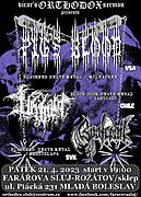 Řádně krvavé deathmetalové vepřové hody ve sluji! Vystoupí: PIG'S BLOOD - blackned death metal / Milwaukee - Usa, VERBUM - blackned doom death metal / Santiago - Čile, GOATCRAFT - blackned death metal / Bratislava - Slovensko