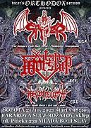 Sobotní pekelných slet upírů a vampýrů ve sluji. Vystoupí : SPITER - true vampyric punk black metal / Philadelphia - USA, SATAN WORSHIP - satanic metal / Berlín - Německo, NECROSORTH - black death metal / Ústí nad Labem