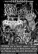 Tento pátek dorazí do sluje pekelná trojice ze Švýcarska! Vystoupí: GHÖRNT - melodic black death metal / Zurich - Švýcarsko, BEDRÄNGNIS - raw black metal / Ravenfeld - Švýcarsko, SATANIC VIOLENCE - black metal / Zurich - Švýcarsko
https://dod-records.bandcamp.com/album/nedchrescht https://youtu.be/w7UZQ-qcR4o