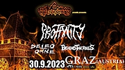 - - - - - -
Profanity - Technical Death Metal - https://www.facebook.com/ProfanityDeathMetal - - - - -
Deleo Omne - Death Noise Hardcore - https://www.facebook.com/deleoomne - - - - -
Behind the Rails - Groove Death Metal - https://www.facebook.com/BTR555
- - - - - - Open: 19:00 Uhr