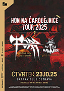 Legenda českého metalu Törr vyráží po 10 letech na klubové turné a spojí své síly s Witch Hammer! To je podzimní HON NA ČARODĚJNICE TOUR, se kterým se zastaví i v Barráku! Törr zařadí do playlistu skladby z celé dosavadní tvorby. Witch Hammer oslaví 25 let na scéně a pokřtí své poslední album.