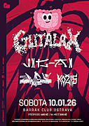 Pěkně zostra nám rok 2026 odpálí grindcore večer za účasti Gutalax, Jig-Ai, Murder Rape Amputate a Kožis!