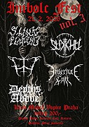 Třetí ročník blackového nářezu
1. DEPTHS ABOVE
18:45-19:30
2. INFERNAL CULT
19:45-20:30
3. KATARZE
20:45-21:30
4. SUKKHU
21:45-22:30
5. STÍNY PLAMENŮ
22:45- 23:30
vstup 200 Kč
https://www.facebook.com/DepthsAbove
https://www.facebook.com/InfernalCult
https://www.facebook.com/Katarzeblackmetalpraha
https://www.facebook.com/sukkhuofficial
https://www.facebook.com/stinyplamenu