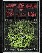 No God Rhetoric slaví 10 let působení kapely a k této divoké oslavě si přizvala svědomitý výběr zástupců české scény extrémního hardcore a metalu:
NO GOD RHETORIC (fastcore / grindcore)
LOCURA (grindcore)
ČLOVĚK V PLÍSNI (grindcore / crust)
MARASTIC BLUES (hardcore / grindcore)
YUA (doom metal / hardcore)
LÁJE (stoner metal)