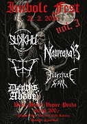 1. DEPTHS ABOVE
18:45-19:30
2. INFERNAL CULT
19:45-20:30
3. KATARZE
20:45-21:30
4. SUKKHU
21:45-22:30
5. NAURRAKAR
22:45- 23:30
vstup 200 Kč
https://www.facebook.com/DepthsAbove
https://www.facebook.com/InfernalCult
https://www.facebook.com/Katarzeblackmetalpraha
https://www.facebook.com/sukkhuofficial
https://www.facebook.com/Naurrakar

vstup 200,-