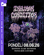 Fenomenální americká death metalová all-star kapela Inhuman Condition přijíždí poprvé do Evropy a jejich jedinou českou zastávku bude ostravský Barrák. V této kapele najdete jak současné členy OBITUARY, DEICIDE a OVERKILL, tak bývalé členy DEATH a MASSACRE!