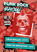 16.5. / LIBEREC / AZYL / 20:00
PUNK ROCK SHOW!DEAD POLLYS – švédská rocková kapela z Stockholmu s vintage punkovým nádechem a elektrizujícími živými vystoupeními. Hrají od roku 2011, vydali několik alb a turné po Evropě i USA s legendami punkové scény.
https://deadpollys.bandcamp.com/KAUZ OF AFFLICTION – punkrocková banda z Big Islandu na Havaji, aktivní od roku 2015. Letos vyráží na evropské turné společně s Dead Pollys a na koncertech slibují pořádnou dávku energie a řízné muziky.
https://kauzofaffliction.bandcamp.com/Kdy a kde: sobota 16. května, Pivní bar Azyl, Liberec
Start večera od 20:00 (doporučujeme dorazit včas!)