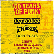 Punk letos slaví 50 let! Tohle jubileum žánru, který navždy změnil dějiny hudby, oslaví Degradace společně se speciálními hosty.