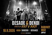DESADE x DENOI | RIOT V RÁJI TOUR

DESADE a DENOI dělaj Riot v Ráji propojením HC rapu, elektroniky a tvrdých kytar! Unikátní rapový drive a ryzí energie live bandu učiní váš večer jediněčným!

DESADE x DENOI show je průletem společnou i solovou diskografií obou projektů.

 

Support: Shukden + Deviance

https://www.facebook.com/DenoiOfficial
https://www.instagram.com/denoiband
https://open.spotify.com/artist/2Q7H6C1GmBDbiWRRsWqYG8